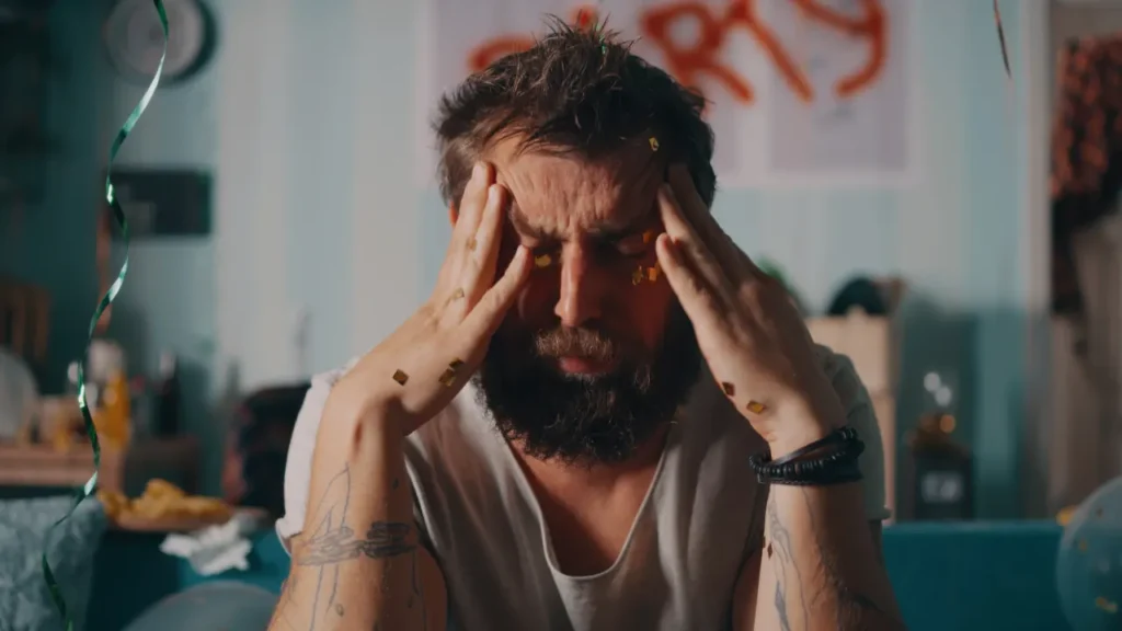 Banish Hangovers and Wake Up Fresh With No Days Wasted: Post-Party Supplements for Active Lifestyles 1 Man hangover