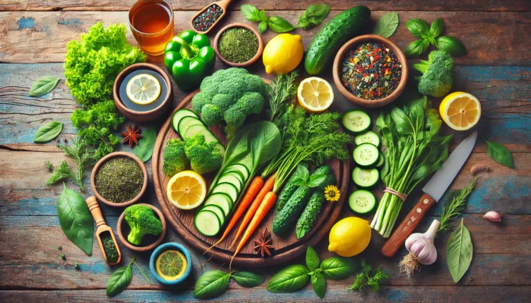 Woman practicing meditation by a serene lake surrounded by lush greenery, depicting mental detox and holistic wellness through mindfulness and nature connection