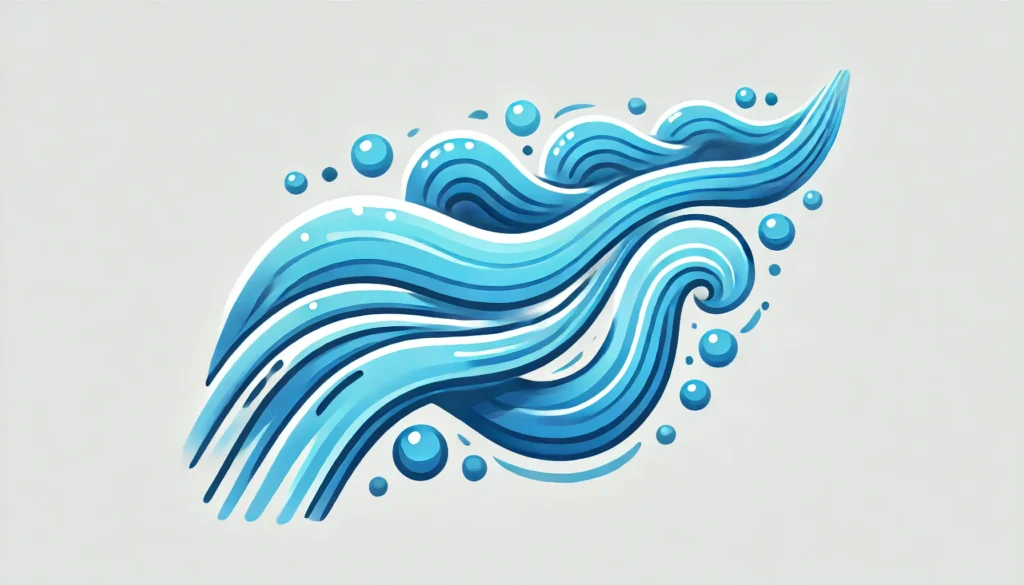 Fast-Acting Laxatives: How They Work and When to Use Them for Quick Relief 2 Flowing water rapidly moving through curved pathways, symbolizing quick and easy digestive passage.