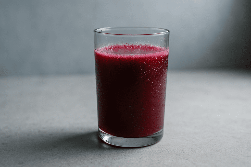 Best Drink in the Morning for Weight Loss: What to Drink When You Wake Up to Burn Fat Naturally 2 Homemade weight loss detox beet juice with cool lighting for fat burning and liver cleanse support.