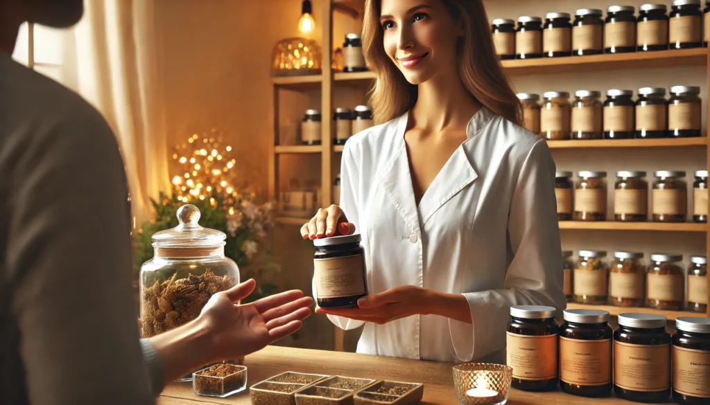 Where to Buy Supplements You Can Trust: Exploring Healthy Vitamins and All-Natural Herbal Support 2 A laptop displaying a reputable online supplement store alongside tea, a notebook, and trusted bottles, representing informed and safe digital purchasing.