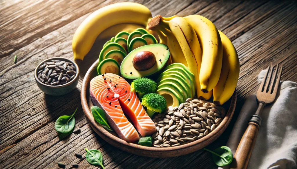 Can Vitamin B6 Improve Mood and Reduce Anxiety? Exploring the Benefits of Magnesium and B6 Supplements for Mental Wellness 2 Glowing human brain surrounded by warm light and botanical elements, visually representing mental clarity, mood elevation, and natural wellness benefits.