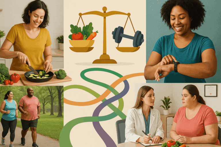 Woman preparing a healthy meal with vegetables and grains as part of a top weight loss program focused on clean eating.