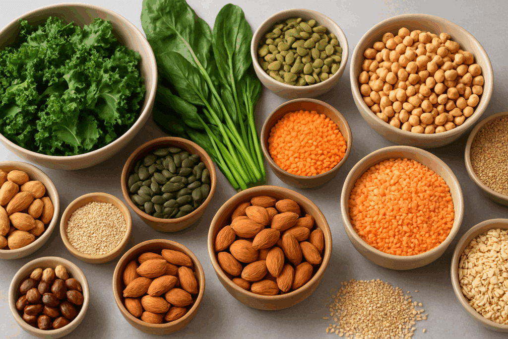 Smart Snacking for Plant-Based Eaters: Top Low Calorie and Low Fat Vegan Snacks Backed by Nutrition Experts 1 Fresh plant-based snacks like fruits, vegetables, and hummus showcasing Smart Snacking for Plant-Based Eaters on a rustic wooden table.