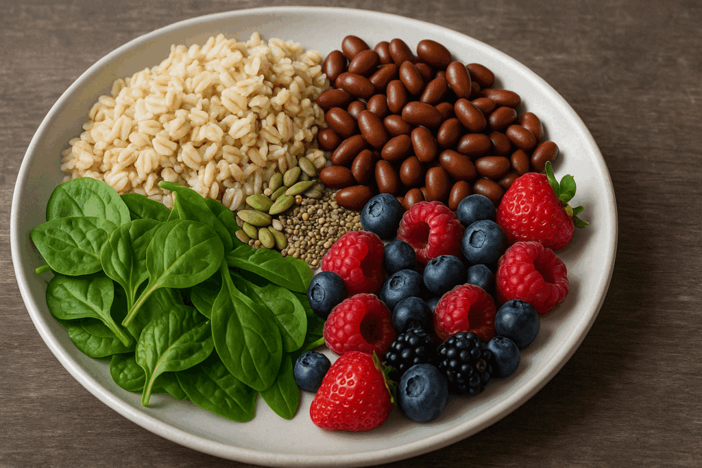 Whole Food Plant Based Recipes for Diabetics: Expert-Backed Meals That Help Support Healthy Blood Sugar 1 Lentil stew, kale salad, and quinoa bowl as part of whole food plant-based recipes for diabetics focused on blood sugar control
