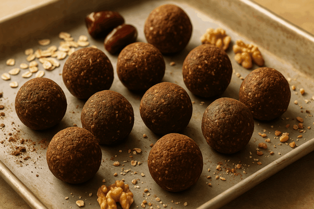 25 Easy Vegan Snacks for a Healthier Lifestyle: Delicious Ideas and Quick Recipes You’ll Love 3 Rustic flat lay of healthy vegan snacks like baked zucchini chips, frozen banana bites, colorful veggie sticks, and chia pudding cups