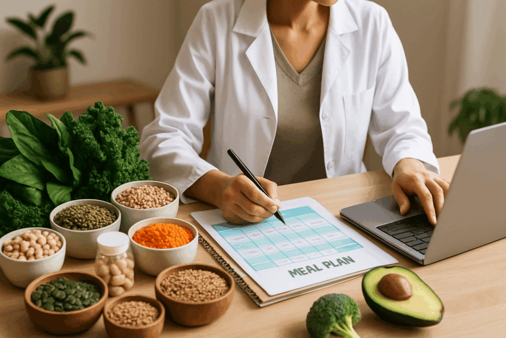 Types of Dietary Restrictions: What They Mean for Plant-Based Nutrition and Long-Term Health 3 “Plant-based substitutes for common types of dietary restrictions such as gluten, soy, dairy, and nuts displayed on a kitchen counter”