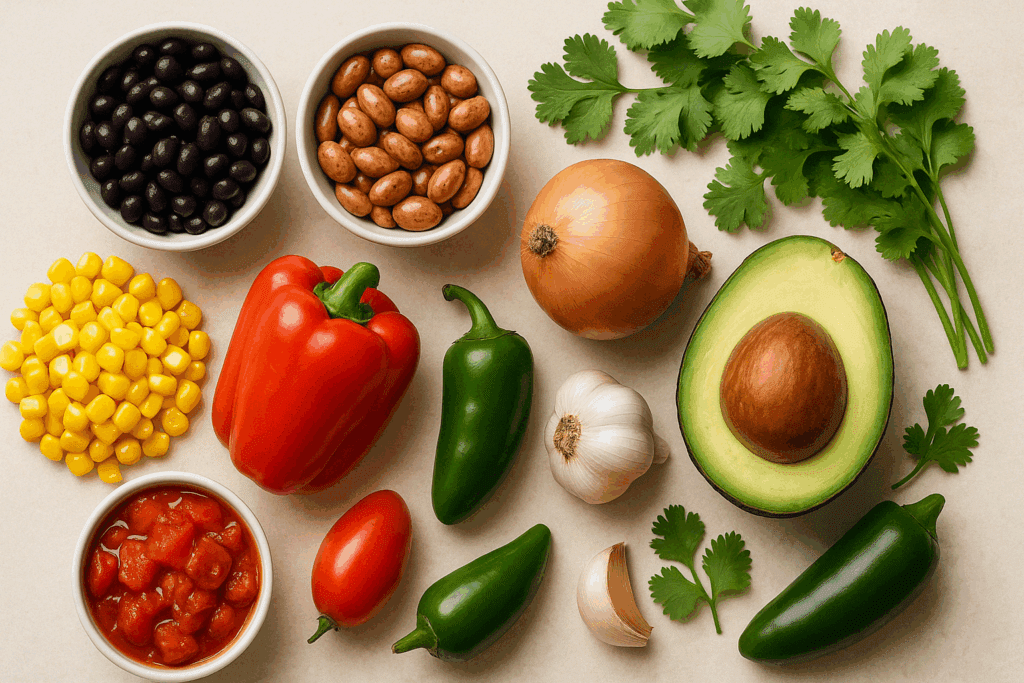 Wholesome Comfort in a Bowl: A Dietitian-Approved Plant-Based Tortilla Soup for Vibrant Vegan Health 3 Side-by-side comparison of classic tortilla soup with cheese and chicken versus plant-based tortilla soup made with beans and avocado