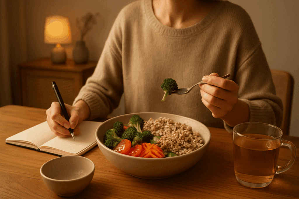 What Is the Best Healthy Eating Plan for Weight Loss? Science-Backed Answers That Actually Work 4 Organized glass containers filled with vibrant plant-based meals, showing meal prep as part of what is the best healthy eating plan for weight loss.