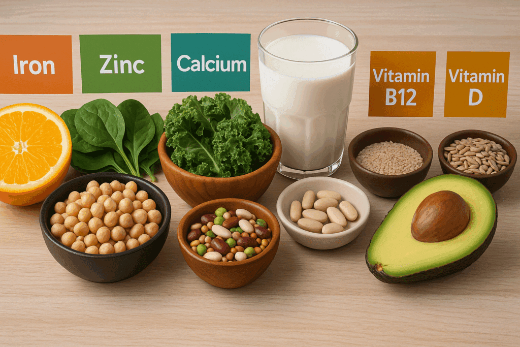 Vegan Athlete Diet Meal Plan for Peak Performance and Recovery 4 Iron-rich leafy greens, legumes, and supplements shown to support micronutrient intake on a vegan athlete diet meal plan.