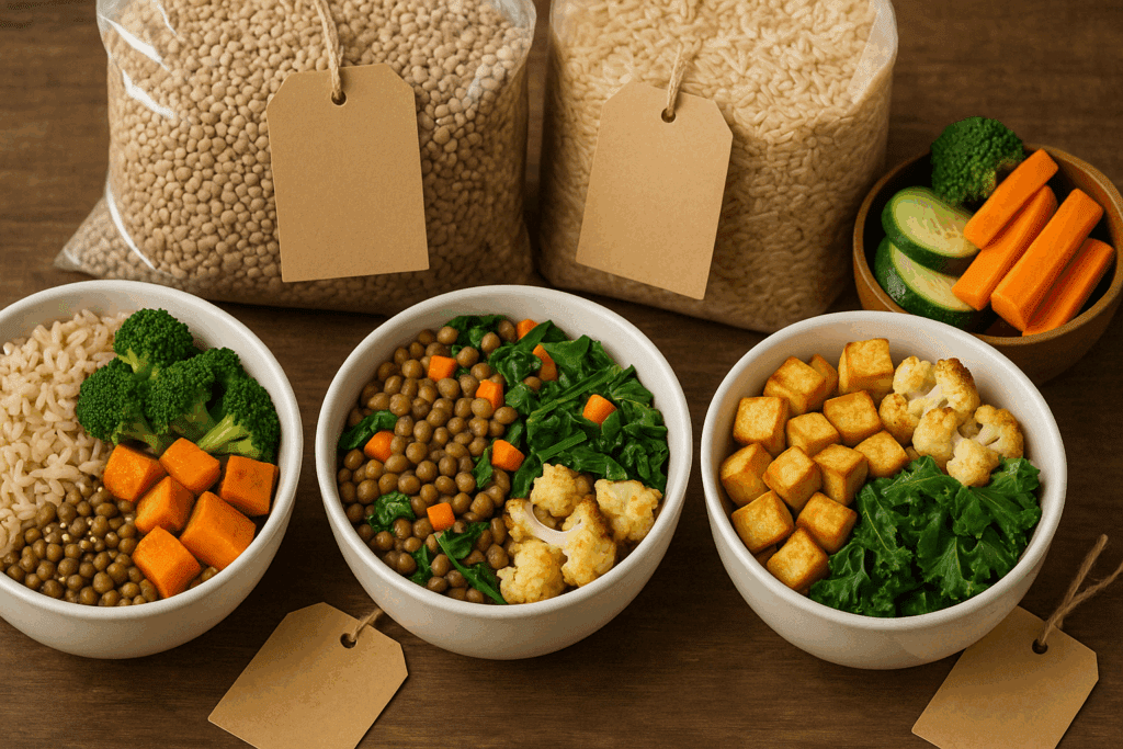 Affordable, nutritious meals made with beans, rice, and vegetables from an inexpensive best weight loss meal delivery provider