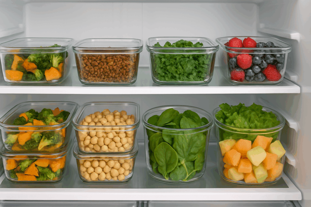 Smart & Satisfying: Plant-Based Lunch Ideas for Weight Loss Backed by Nutrition Science 5 Hearty and colorful Plant-Based Lunch Ideas for Weight Loss including grain bowls, avocado slices, roasted sweet potatoes, and green salads