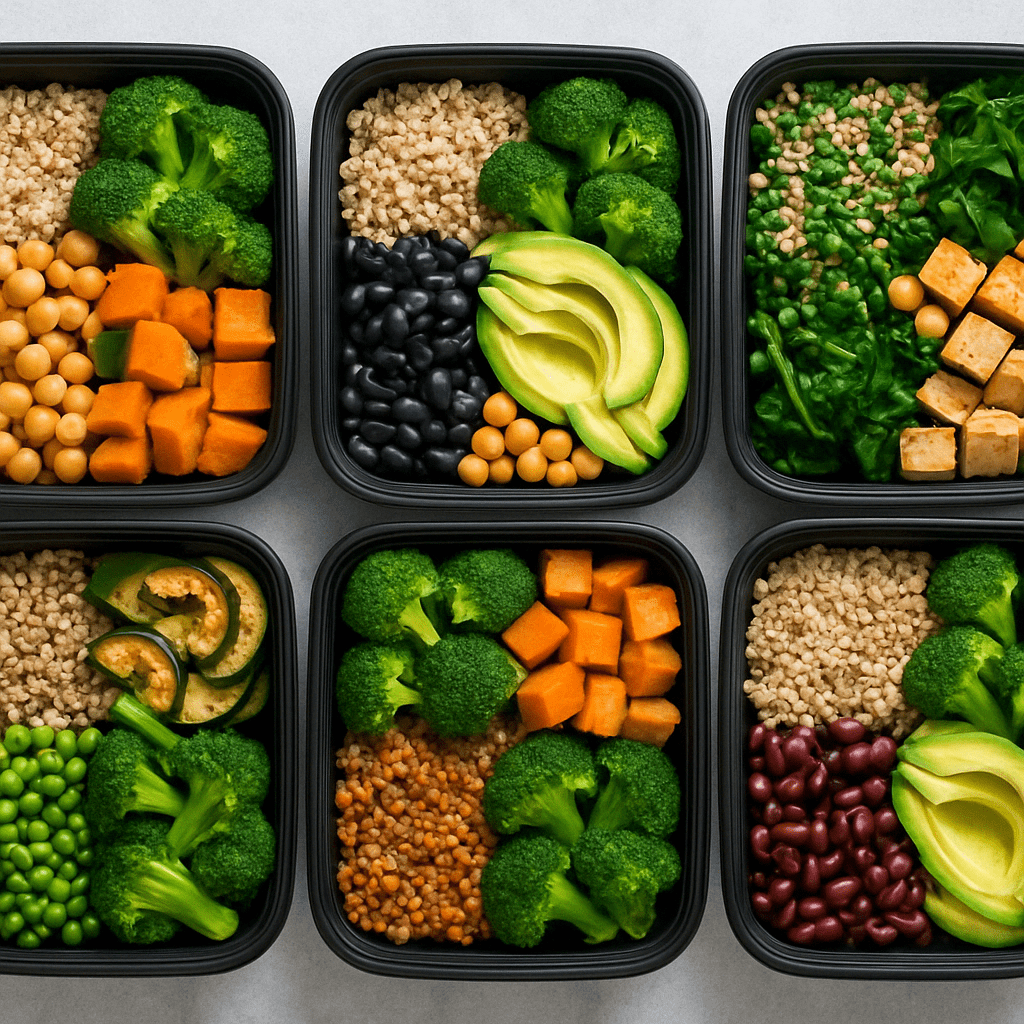 "Healthy lunchbox ideas highlighting how to eat for fat loss and muscle gain through smart meal planning"