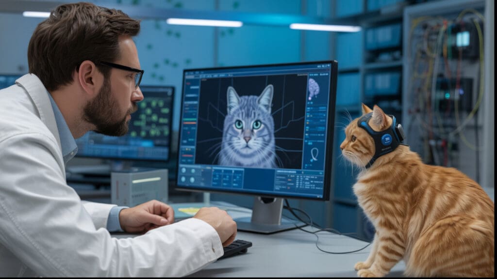 The Calming Companionship of Cats: How Dr. Elsey’s Supports the Mental and Emotional Wellness of Cat-Loving Households 2 A Researcher or Scientist Studying Cat Behavior